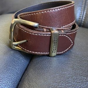 Carhartt brown leather belt
